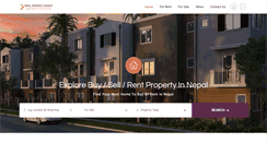 Desktop Screenshot of nepalpropertysearch.com