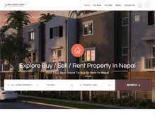 Tablet Screenshot of nepalpropertysearch.com